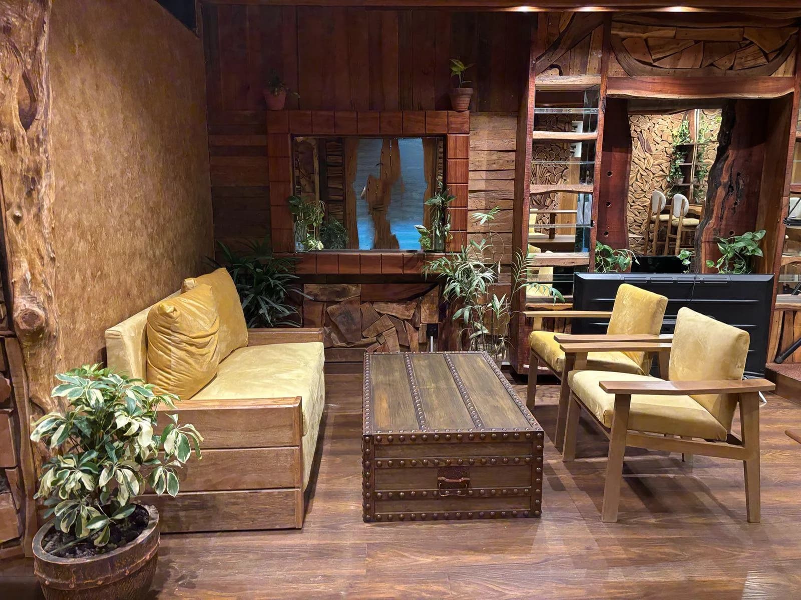 Basement seating